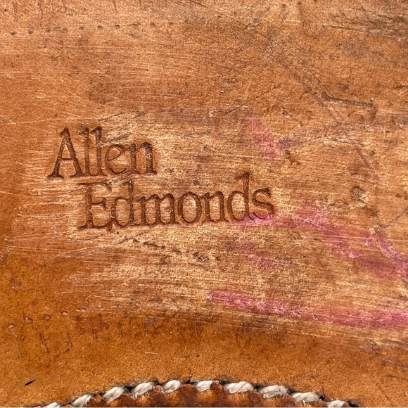 Allen Edmonds | Burgundy Townley Lace Up Oxford Dress Shoes Vintage main image 7